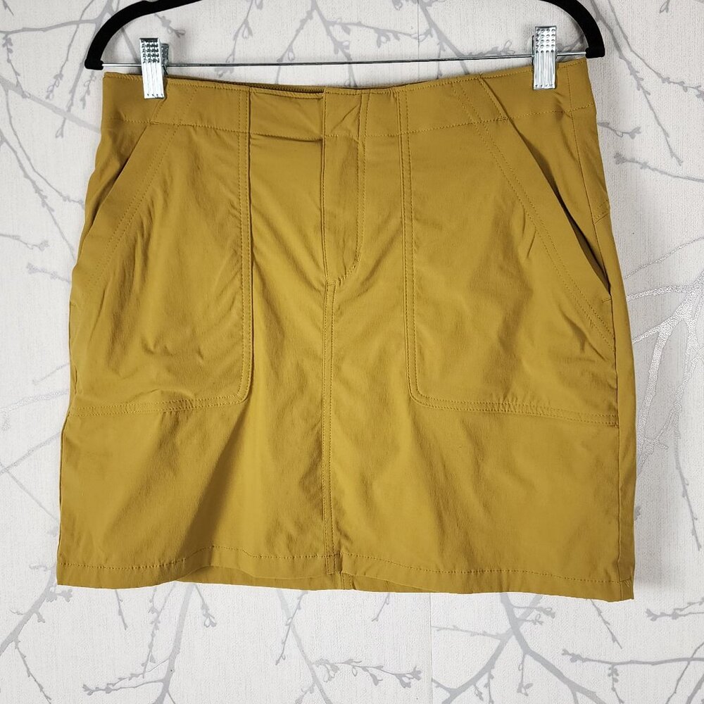 Eddie Bauer Mustard Yellow UPF 50+ Horizon Skort